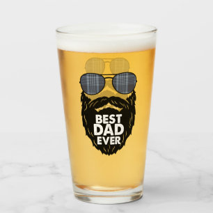 Best Dad Ever Glass