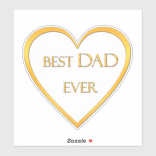 Best dad ever golden