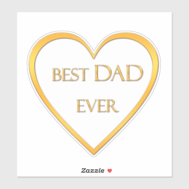 Best dad ever golden  (Sheet)