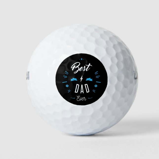 Best Dad ever Golf Balls (Front)