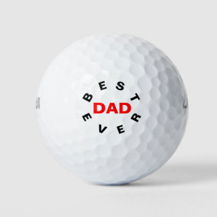 Best DAD Ever Golf Balls