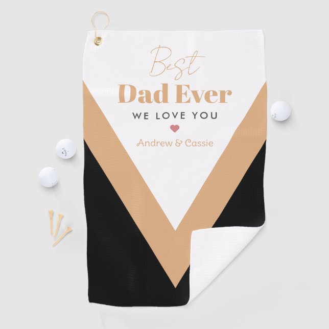 Best dad ever golf towel (InSitu)