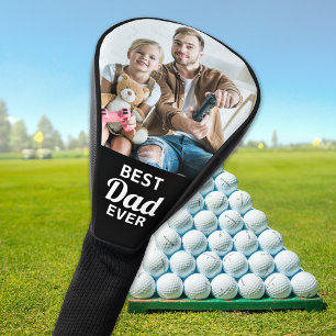 Best DAD Ever - Golfer - Personalised Photo Golf Head Cover