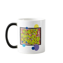 Best Dad Ever Graffiti Morphing Mug