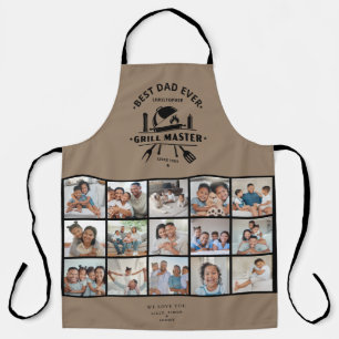 Best Dad Ever Grill Master 15 Photos Rustic Brown Apron