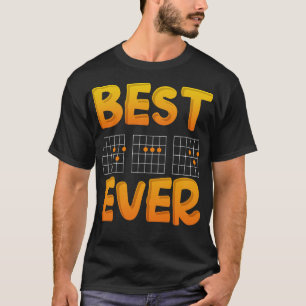 Best Dad Ever Guitar Dad Chords T-Shirt
