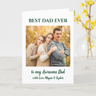 Best DAD Ever   HAPPY BIRTHDAY Card
