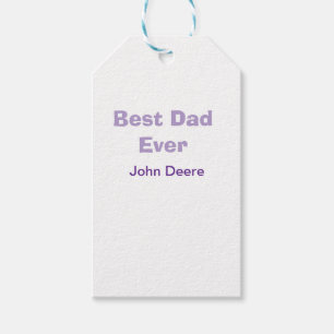 Best dad ever happy father's day name purplesimple gift tags