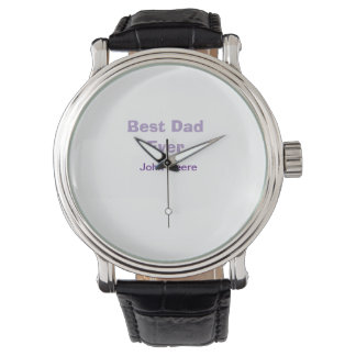 Best dad ever happy father's day name purplesimple watch