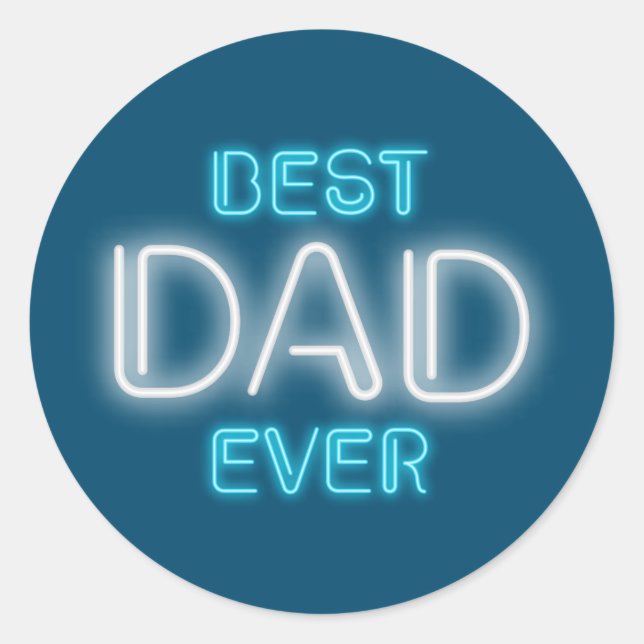 Best Dad Ever Happy Father's Day | Sticker (Front)