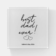 Best Dad Ever! (hearts)