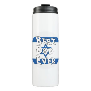 Best Dad Ever Israel Flag Thermal Tumbler