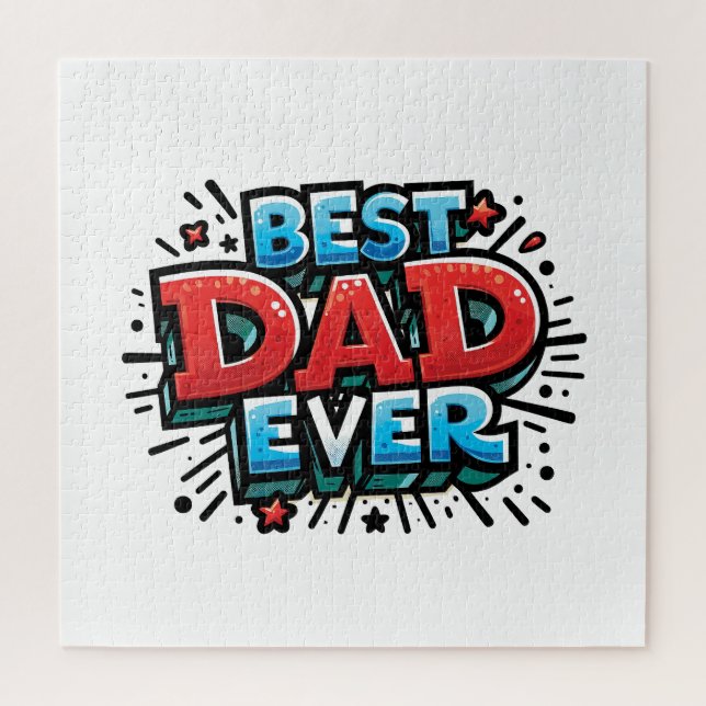 Best Dad Ever Jigsaw Puzzle (Vertical)