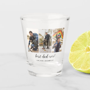 Best Dad Ever Keepsake Multi Photo Glass