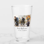 Best Dad Ever Keepsake Multi Photo Glass<br><div class="desc">Modern and simple father's day for birthday gift for a dad featuring 3 photos of your choice with script text that says "Best Dad Ever" underneath them in black lettering. Personalize this product by adding 3 photos, the children's names and the date as a memory. Perfect keepsake gift for parents....</div>
