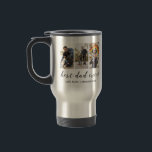 Best Dad Ever Keepsake Multi Photo Travel Mug<br><div class="desc">Best Dad Ever Keepsake Multi Photo Travel Mug - Modern and simple father's day for birthday gift for a dad featuring 3 photos of your choice with script text that says "Best Dad Ever" underneath them in black lettering. Personalize this product by adding 3 photos, the children's names and the...</div>