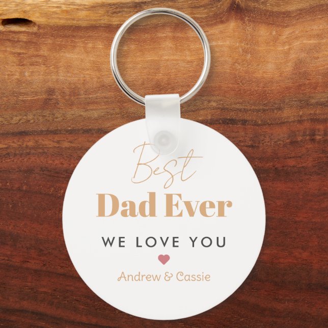 Best dad ever key ring (Front)