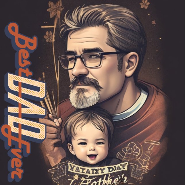 Best Dad Ever Key Ring (Creator Uploaded)