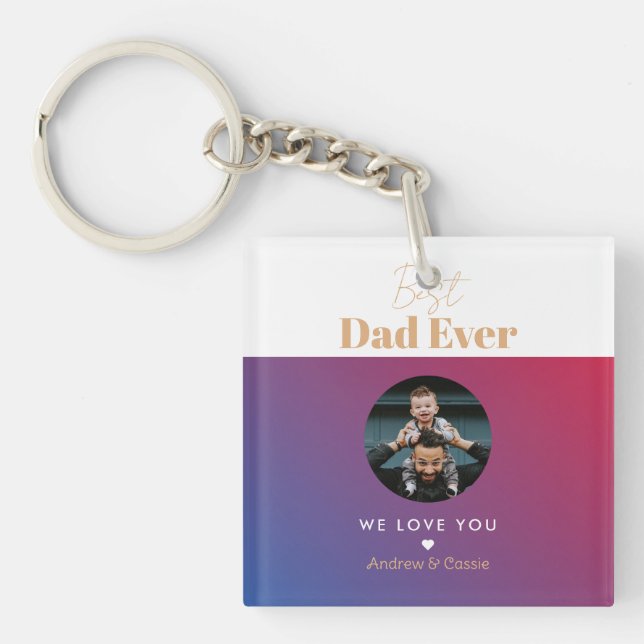 Best dad ever key ring (Front)