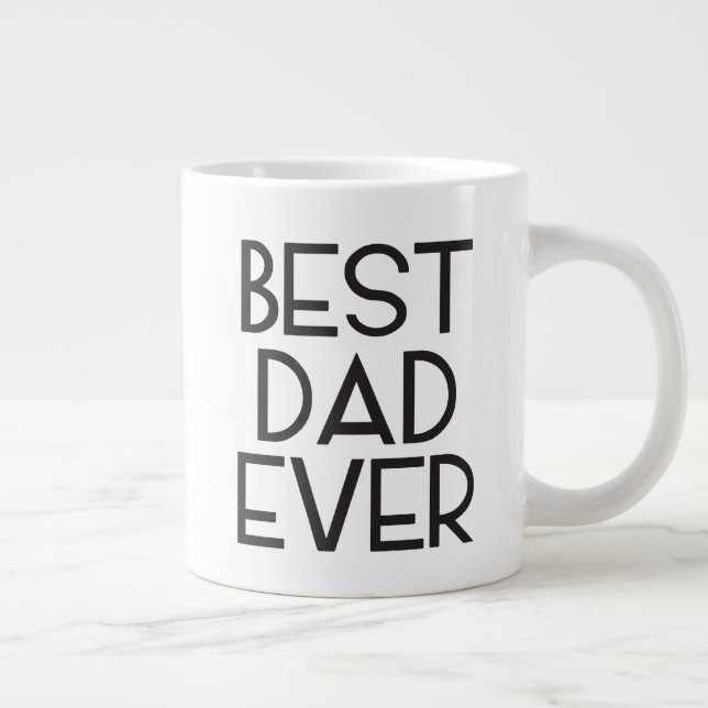 Best Dad Ever Large Coffee Mug (Right)