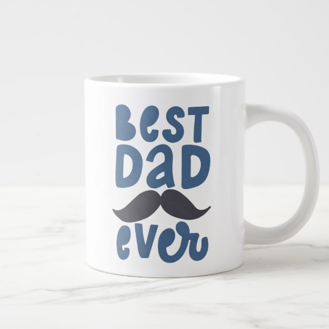 Best Dad Ever Large Coffee Mug (Right)