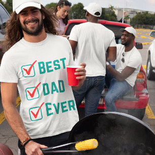 Best Dad Ever Large Print Common Style Redesigned  T-Shirt