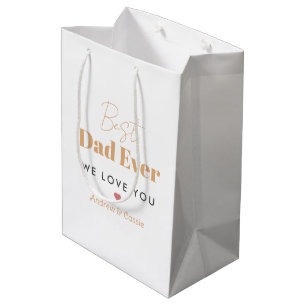 Best dad ever medium gift bag