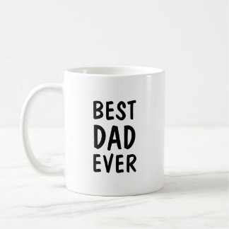 Best Dad Ever Minimalist Father Gift Coffee Mug