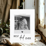 Best Dad Ever Minimalistic Photo  Postcard<br><div class="desc">Celebrate the best dad ever with our minimalistic photo postcard! This modern and stylish design features the heartfelt message "Best Dad Ever" paired with a customisable space for your favourite photo, creating a personalised postcard that’s perfect for sending heartfelt messages on Father's Day, birthdays, or any special occasion. Whether you’re...</div>