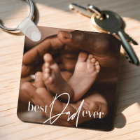 Best Dad Ever Modern Classic Simple Elegant Photo