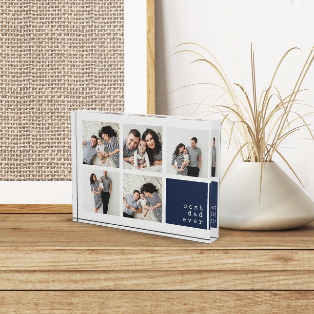 Best Dad Ever | Modern Collage Photo Block (Creator Uploaded)