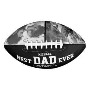 BEST DAD EVER Modern Cool Football Custom Football