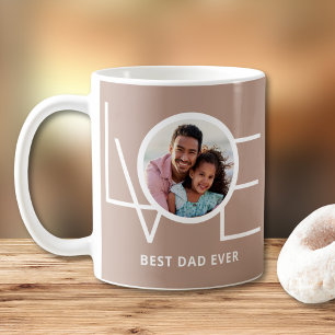 Best Dad Ever Modern Photo Father's Day  Coffee Mug