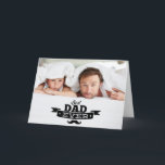 Best Dad Ever Moustache Father's Day Photo Card<br><div class="desc">Vintage typography of best dad ever with moustache accent. A unique and fun photo card to give your father on his birthday or on Father's Day.</div>