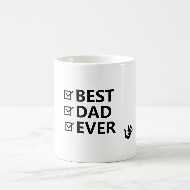 Best Dad Ever Mug – Funny & Heartfelt Gift for Dad (Center)