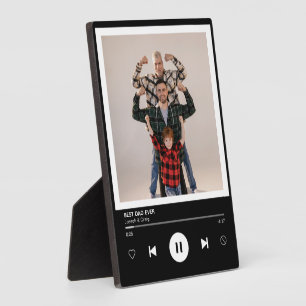 Best Dad Ever Music Player Photo Keepsake Plaque
