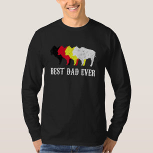 Best Dad Ever Native American Indian Tribe Pride F T-Shirt