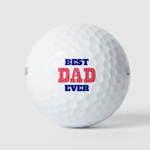 Best Dad Ever Nautical Father's Day Golf Balls