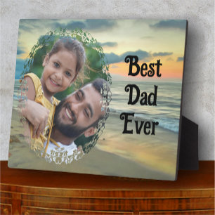 Best Dad Ever Ocean Sunset 0735 Plaque