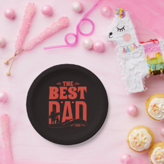 Best Dad Ever Paper Plate
