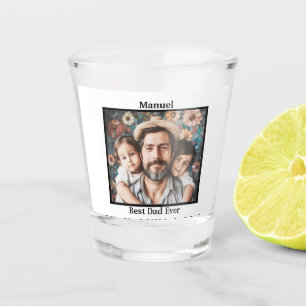 Best Dad Ever personalise  Shot Glass