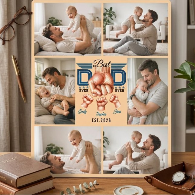Best Dad Ever Personalised | Custom Father’s Plaque (Best Dad Ever Personalized | Custom Father’s Day Plaque )