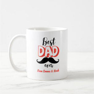 Best Dad Ever Personalised Father's Day Gift Coffee Mug