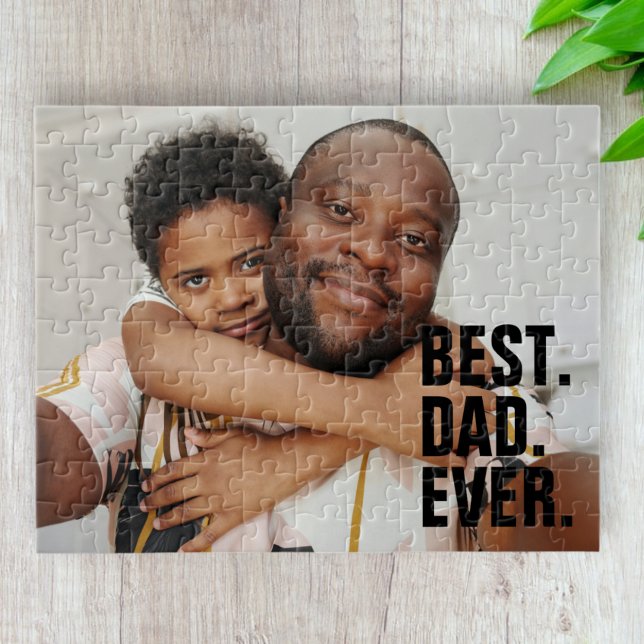Best Dad Ever Personalised Fathers Day Jigsaw Puzzle (Creator Uploaded)