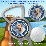 Best Dad Ever Personalised Golfer Pet Dog Photo  Divot Tool<br><div class="desc">Most Tee-riffic Dad ... Two of your favourite things , golf and your dog ! Now you can take your best friend with you as you play 18 holes . Customise these wilson golf ball markers with your dogs favourite photo and name . Great gift to all golf and dog...</div>