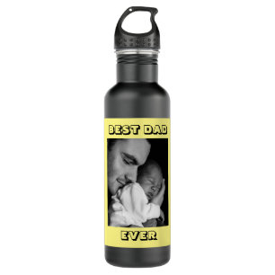 Best Dad Ever   Personalised Photo  710 Ml Water Bottle