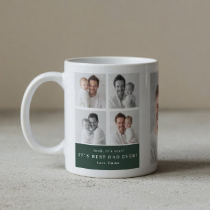 Best Dad Ever Personalised Photo Collage Coffee Mug