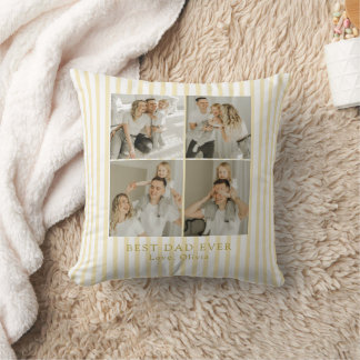 Best Dad Ever Personalised Photo | Custom Cushion