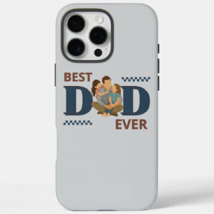 Best Dad Ever Personalised Photo Fathers Day Gift  iPhone 16 Pro Max Case