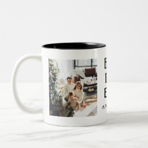 Best Dad Ever Personalised Photo Father's Day  Two-Tone Coffee Mug